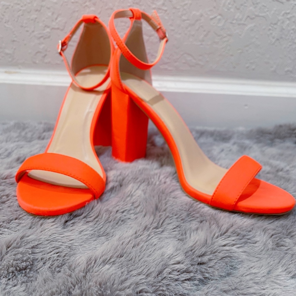 Women's High Chunky Block Heel Pump Dress Heeled Sandals